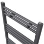 Straight gray bathroom towel radiator 480x480 mm by vidaXL, Radiators - Ref: Foro24-141888, Price: 53,65 €, Discount: %