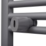 Straight gray bathroom towel radiator 480x480 mm by vidaXL, Radiators - Ref: Foro24-141888, Price: 53,65 €, Discount: %