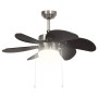 Ceiling fan with dark brown lamp 76 cm by vidaXL, Ceiling fans - Ref: Foro24-51488, Price: 101,95 €, Discount: %