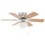 Ceiling fan adorned with lamp 82 cm light brown by vidaXL, Ceiling fans - Ref: Foro24-50536, Price: 117,98 €, Discount: %