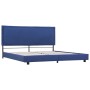 Blue fabric bed frame 180x200 cm by vidaXL, Beds and slatted bases - Ref: Foro24-280995, Price: 228,99 €, Discount: %