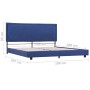 Blue fabric bed frame 180x200 cm by vidaXL, Beds and slatted bases - Ref: Foro24-280995, Price: 228,99 €, Discount: %