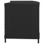 Storage shelves 2 units black synthetic rattan by vidaXL, Pool and spa accessories - Ref: Foro24-362264, Price: 160,75 €, Dis...