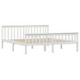 White solid pine wood bed frame 180x200 cm by vidaXL, Beds and slatted bases - Ref: Foro24-283219, Price: 206,46 €, Discount: %