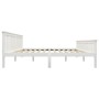 White solid pine wood bed frame 180x200 cm by vidaXL, Beds and slatted bases - Ref: Foro24-283219, Price: 206,46 €, Discount: %