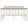 Solid white pine wood bed frame 120x200 cm by vidaXL, Beds and slatted bases - Ref: Foro24-283246, Price: 229,54 €, Discount: %