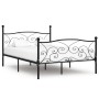 Estructura de cama con somier metal negro 120x200 cm de vidaXL, Camas y somieres - Ref: Foro24-284456, Precio: 161,93 €, Desc...