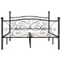 Estructura de cama con somier metal negro 120x200 cm de vidaXL, Camas y somieres - Ref: Foro24-284456, Precio: 161,99 €, Desc...