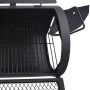 Barbacoa ahumador fuerte de carbón estante inferior negro XXL de vidaXL, Barbacoas - Ref: Foro24-43155, Precio: 690,98 €, Des...