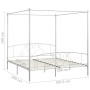 Weißer Himmelbettrahmen aus Metall, 200 x 200 cm von vidaXL, Betten und Lattenroste - Ref: Foro24-284432, Preis: 140,07 €, Ra...