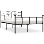 Black metal bed frame 160x200 cm by vidaXL, Beds and slatted bases - Ref: Foro24-284527, Price: 156,82 €, Discount: %