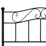 Black metal bed frame 160x200 cm by vidaXL, Beds and slatted bases - Ref: Foro24-284527, Price: 156,82 €, Discount: %