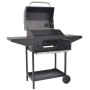 Holzkohle-Räuchergrill mit schwarzem unteren Regal von vidaXL, Grillen - Ref: Foro24-43048, Preis: 289,81 €, Rabatt: %