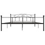 Estructura de cama de metal negro 200x200 cm de vidaXL, Camas y somieres - Ref: Foro24-284529, Precio: 140,34 €, Descuento: %