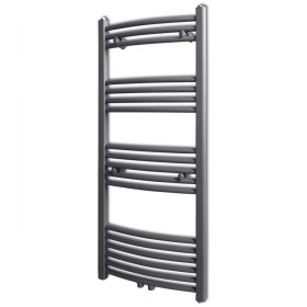 Gray curved bathroom towel radiator 500 x 1160 mm by vidaXL, Radiators - Ref: Foro24-141899, Price: 99,73 €, Discount: %