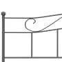 Estructura de cama de metal gris 180x200 cm de vidaXL, Camas y somieres - Ref: Foro24-284535, Precio: 154,80 €, Descuento: %