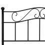 Black metal bed frame 120x200 cm by vidaXL, Beds and slatted bases - Ref: Foro24-284525, Price: 123,26 €, Discount: %