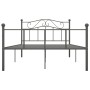 Gray metal bed frame 140x200 cm by vidaXL, Beds and slatted bases - Ref: Foro24-284533, Price: 107,88 €, Discount: %