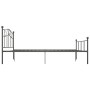 Gray metal bed frame 140x200 cm by vidaXL, Beds and slatted bases - Ref: Foro24-284533, Price: 107,88 €, Discount: %