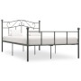 Estructura de cama de metal gris 120x200 cm de vidaXL, Camas y somieres - Ref: Foro24-284532, Precio: 110,36 €, Descuento: %