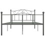 Estructura de cama de metal gris 120x200 cm de vidaXL, Camas y somieres - Ref: Foro24-284532, Precio: 110,36 €, Descuento: %