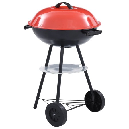 Tragbarer Holzkohlegrill mit Rädern XXL 44 cm von vidaXL, Grillen - Ref: Foro24-46611, Preis: 59,94 €, Rabatt: %