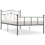 Gray metal bed frame 90x200 cm by vidaXL, Beds and slatted bases - Ref: Foro24-284530, Price: 71,04 €, Discount: %