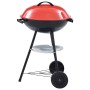 Portable charcoal barbecue with XXL 44 cm wheels by vidaXL, Barbecues - Ref: Foro24-46611, Price: 57,18 €, Discount: %