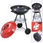 Tragbarer Holzkohlegrill mit Rädern XXL 44 cm von vidaXL, Grillen - Ref: Foro24-46611, Preis: 59,94 €, Rabatt: %