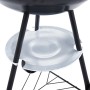 Portable charcoal barbecue with XXL 44 cm wheels by vidaXL, Barbecues - Ref: Foro24-46611, Price: 57,18 €, Discount: %