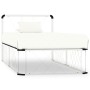 Estructura de cama de metal blanco 100x200 cm de vidaXL, Camas y somieres - Ref: Foro24-284581, Precio: 106,02 €, Descuento: %