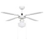 Ventilador de techo con lámpara blanco 106 cm de vidaXL, Ventiladores de techo - Ref: Foro24-51487, Precio: 88,26 €, Descuent...