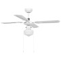 Ventilador de techo con lámpara blanco 106 cm de vidaXL, Ventiladores de techo - Ref: Foro24-51487, Precio: 88,26 €, Descuent...