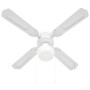 Ventilador de techo con lámpara blanco 106 cm de vidaXL, Ventiladores de techo - Ref: Foro24-51487, Precio: 88,26 €, Descuent...