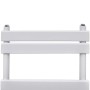 Straight bathroom towel radiator 600 x 1200 mm by vidaXL, Radiators - Ref: Foro24-140867, Price: 174,07 €, Discount: %