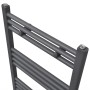 Straight gray bathroom towel radiator 500 x 764 mm by vidaXL, Radiators - Ref: Foro24-141889, Price: 79,73 €, Discount: %