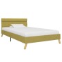 Estructura de cama con LED tela verde 90x200 cm de vidaXL, Camas y somieres - Ref: Foro24-284858, Precio: 145,21 €, Descuento: %