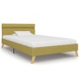 Estructura de cama con LED tela verde 90x200 cm de vidaXL, Camas y somieres - Ref: Foro24-284858, Precio: 145,21 €, Descuento: %