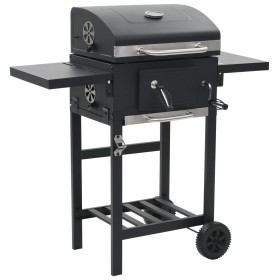 Holzkohlegrill mit schwarzer Bodenplatte von vidaXL, Grillen - Ref: Foro24-44280, Preis: 228,53 €, Rabatt: %