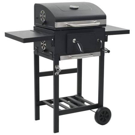 Charcoal barbecue with black bottom shelf by vidaXL, Barbecues - Ref: Foro24-44280, Price: 182,99 €, Discount: %