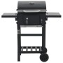 Charcoal barbecue with black bottom shelf by vidaXL, Barbecues - Ref: Foro24-44280, Price: 182,99 €, Discount: %