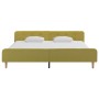 Estructura de cama de tela verde 180x200 cm de vidaXL, Camas y somieres - Ref: Foro24-284917, Precio: 164,02 €, Descuento: %