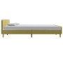 Estructura de cama de tela verde 180x200 cm de vidaXL, Camas y somieres - Ref: Foro24-284917, Precio: 164,02 €, Descuento: %