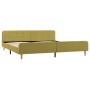 Estructura de cama de tela verde 180x200 cm de vidaXL, Camas y somieres - Ref: Foro24-284917, Precio: 164,02 €, Descuento: %