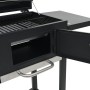 Charcoal barbecue with black bottom shelf by vidaXL, Barbecues - Ref: Foro24-44280, Price: 182,99 €, Discount: %