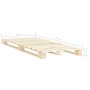 Estructura de cama de palés madera maciza de pino 120x200 cm de vidaXL, Camas y somieres - Ref: Foro24-285236, Precio: 129,05...