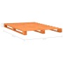 Estructura de cama de palés madera maciza pino marrón 200x200cm de vidaXL, Camas y somieres - Ref: Foro24-285268, Precio: 156...