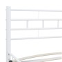 Estructura de cama de metal blanco 140x200 cm de vidaXL, Camas y somieres - Ref: Foro24-285298, Precio: 122,43 €, Descuento: %