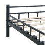 Estructura de cama de acero negro 160x200 cm de vidaXL, Camas y somieres - Ref: Foro24-285279, Precio: 138,58 €, Descuento: %