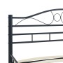 Estructura de cama de acero negro 200x200 cm de vidaXL, Camas y somieres - Ref: Foro24-285291, Precio: 169,96 €, Descuento: %